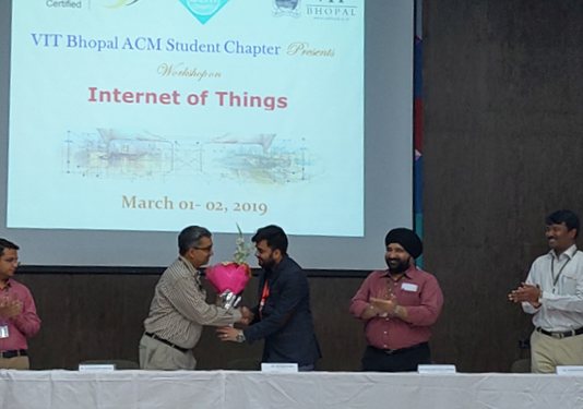 MCA_IOT_Workshop1 VIT Bhopal  - Best University in Central India -  MCA_IOT_Workshop1