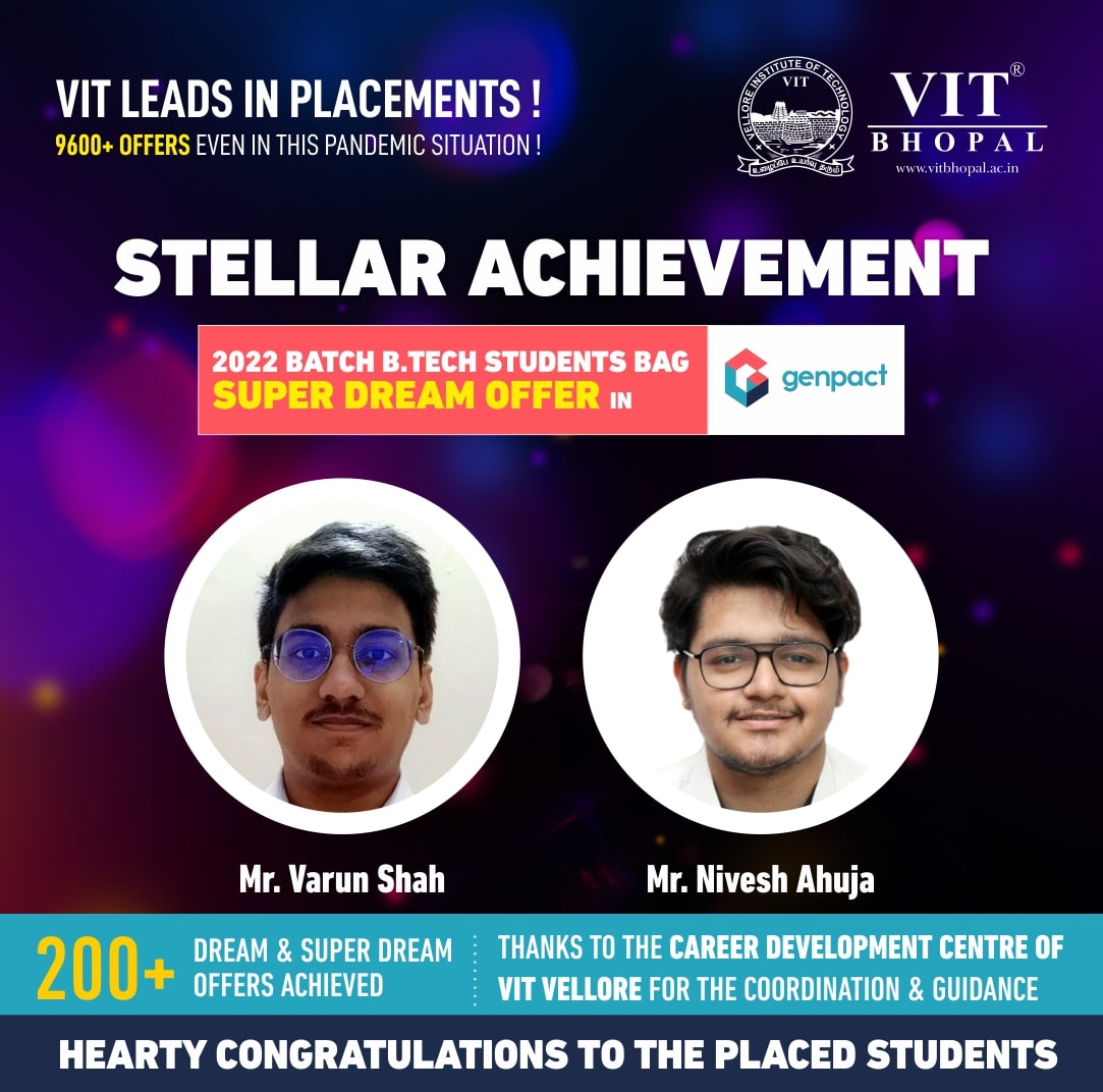 VIT Bhopal  - Best University in Central India -  Placement-Genpact1-min-1