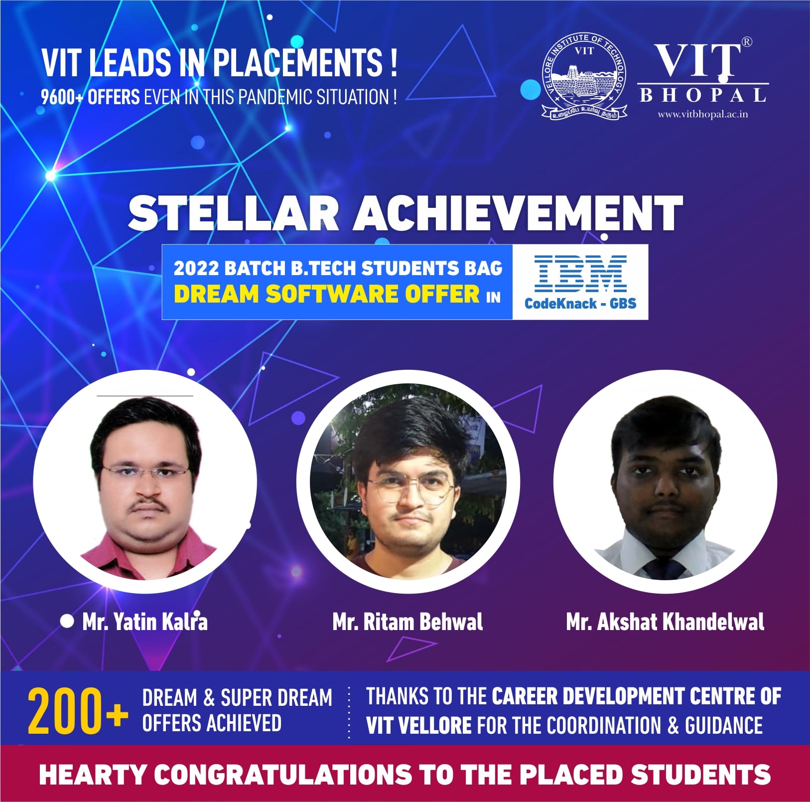 VIT Bhopal  - Best University in Central India -  Placement-IBM-CodeKnack1-min