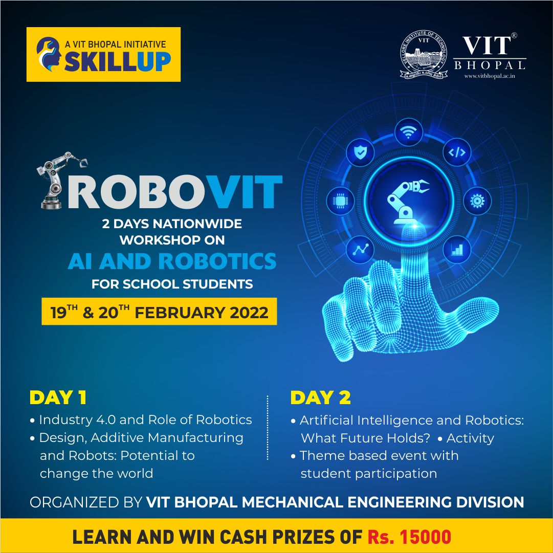 VIT Bhopal  - Best University in Central India -  Robovit-Instagram