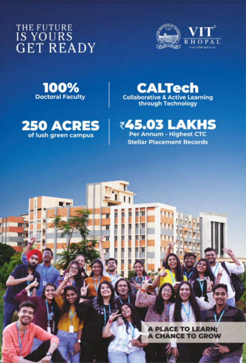VIT Bhopal  - Best University in Central India -  Admission_2022