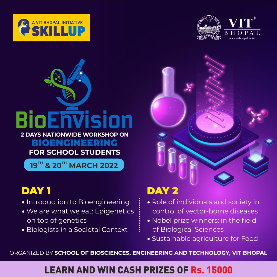 VIT Bhopal  - Best University in Central India -  Bioenvision-Post