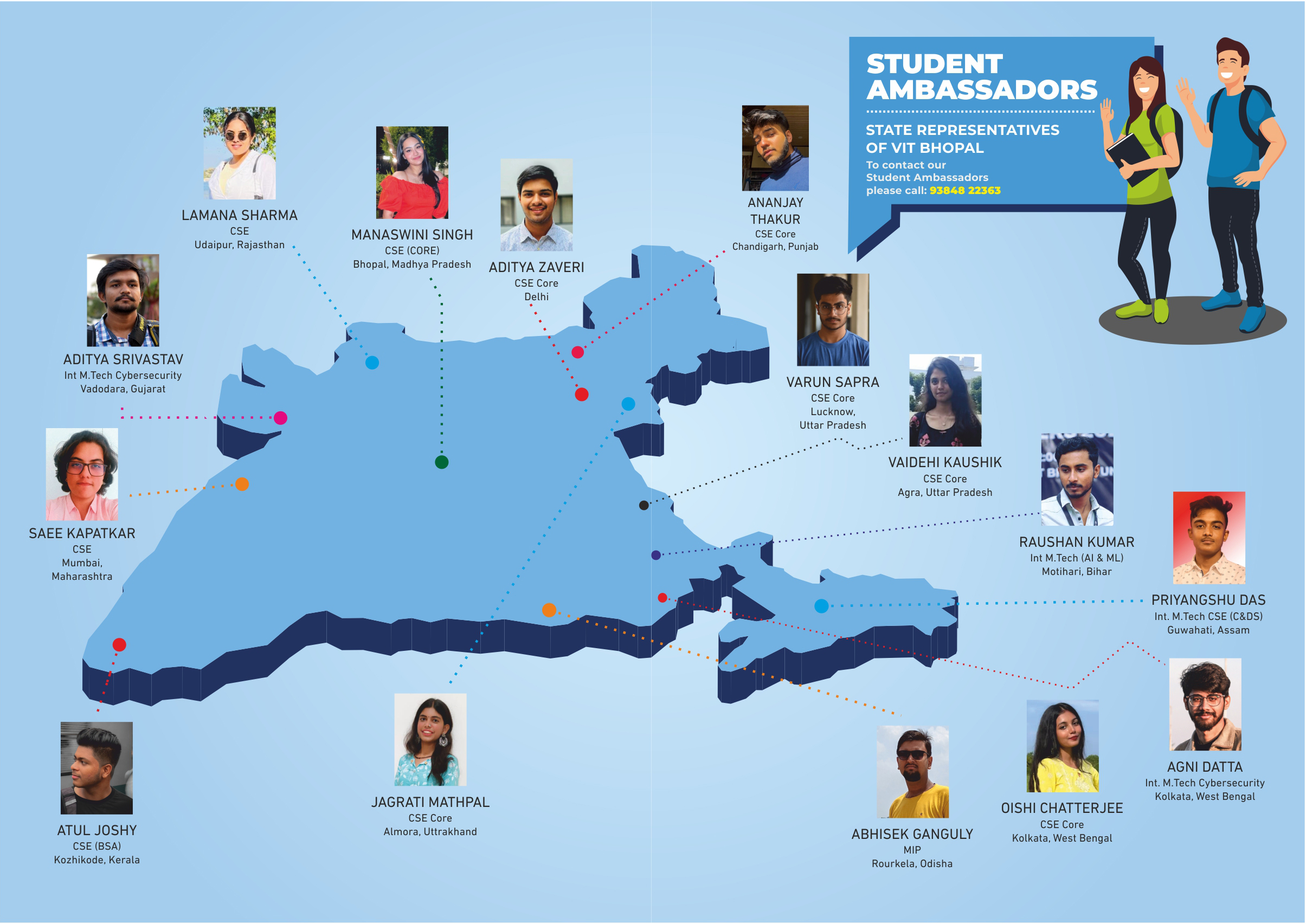 VIT Bhopal  - Best University in Central India -  Student-Ambassadors