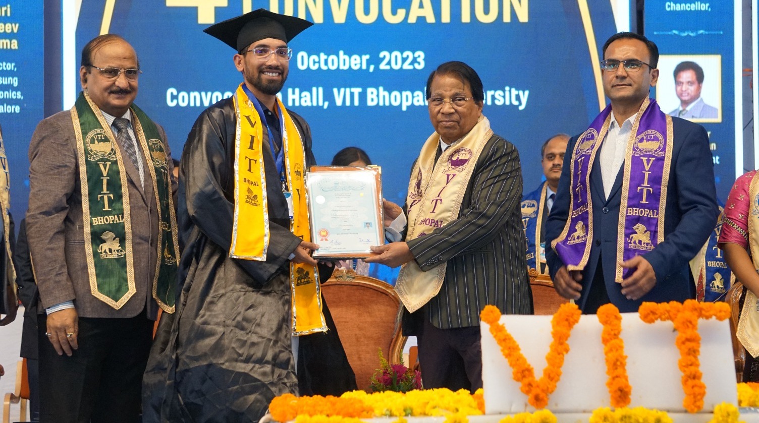 VIT Bhopal  - Best University in Central India -  VITB_4th_Convocation_10