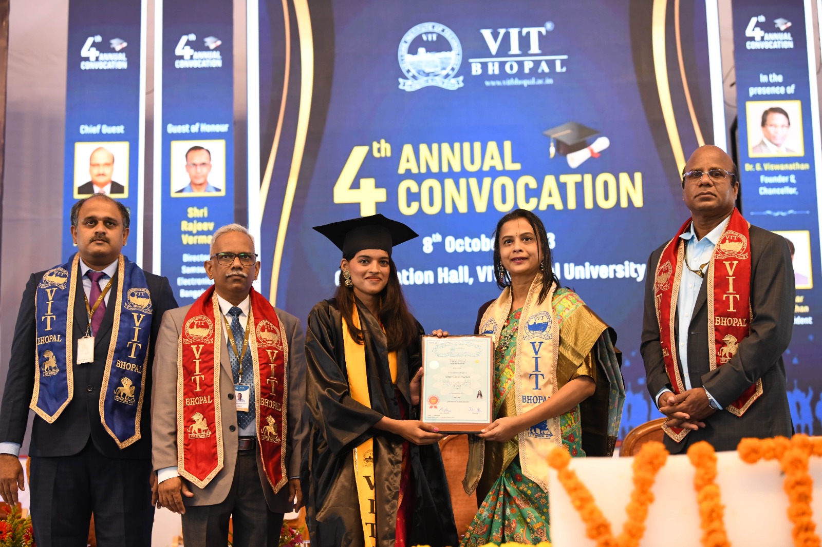 VIT Bhopal  - Best University in Central India -  VITB_4th_Convocation_13
