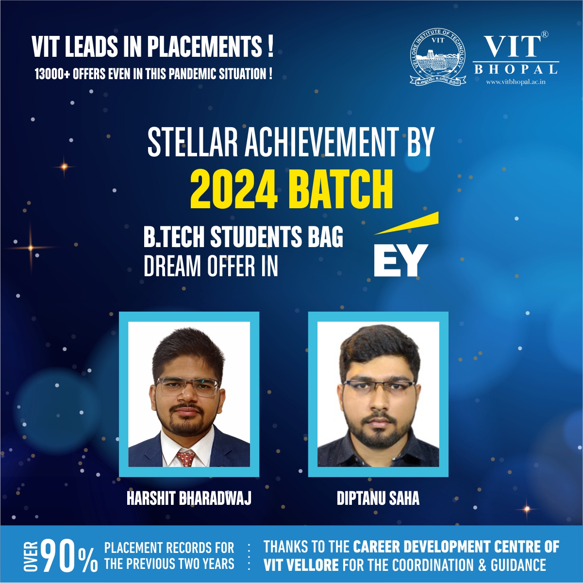 VIT Bhopal  - Best University in Central India -  D_EY-Placement-Post