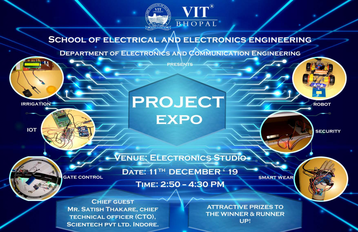 VIT Bhopal  - Best University in Central India -  Project_Expo_ECE-e1580794102563