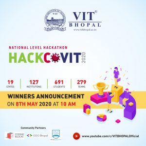 VIT Bhopal  - Best University in Central India -  HackCoVIT-Winner-Post-2-300x300