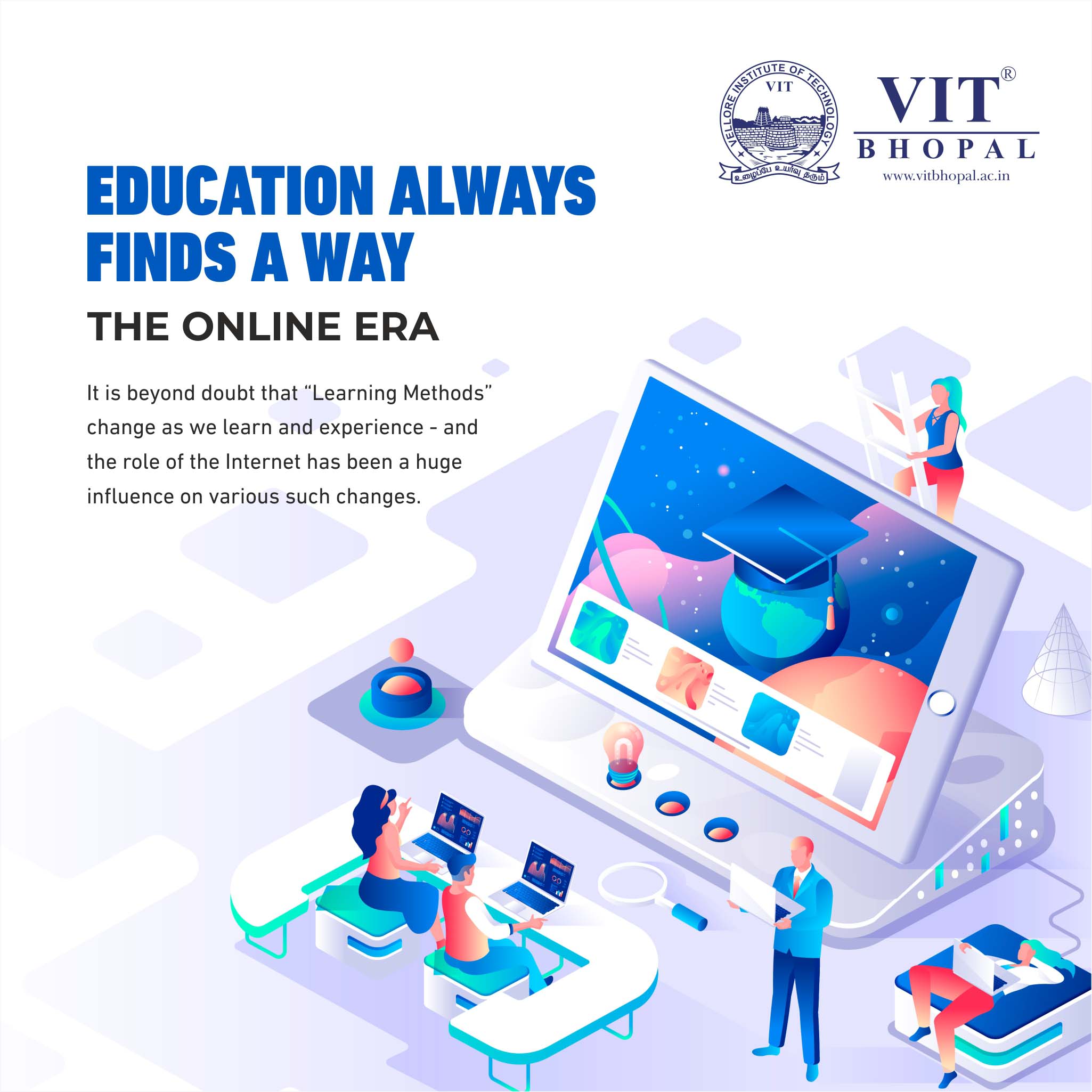 VIT Bhopal  - Best University in Central India -  Online-Classes-Blog