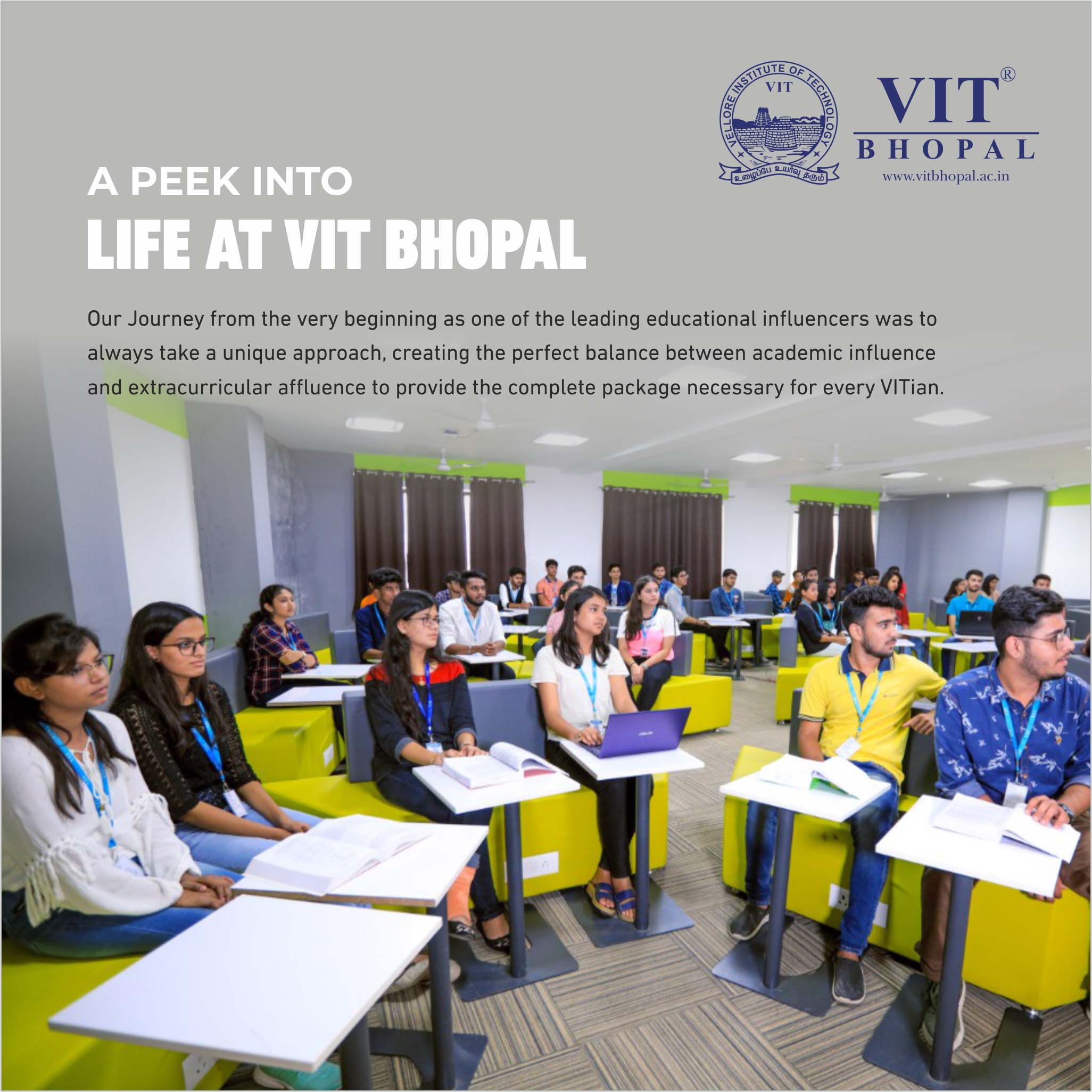 VIT Bhopal  - Best University in Central India -  lifeatbhopal