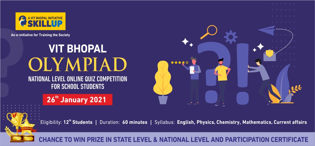 VIT Bhopal  - Best University in Central India -  Olympiad-Web-Banner