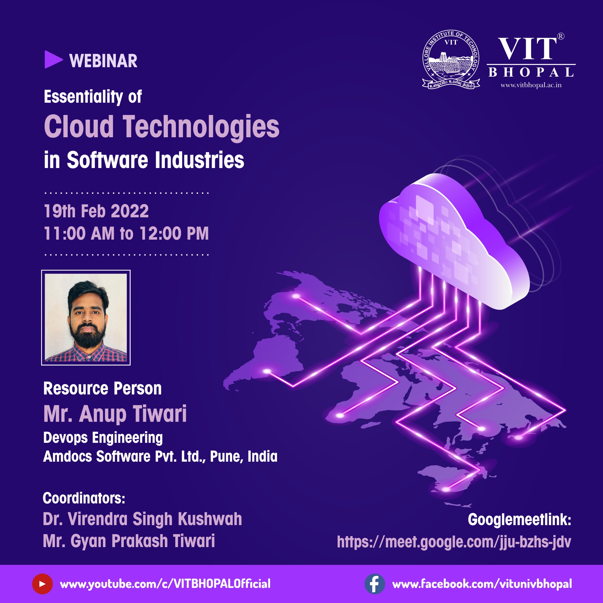 VIT Bhopal  - Best University in Central India -  Cloud-Technologies